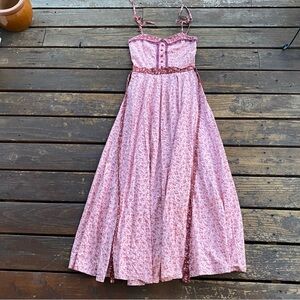 Vintage handmade gunnesax style dress bohemian